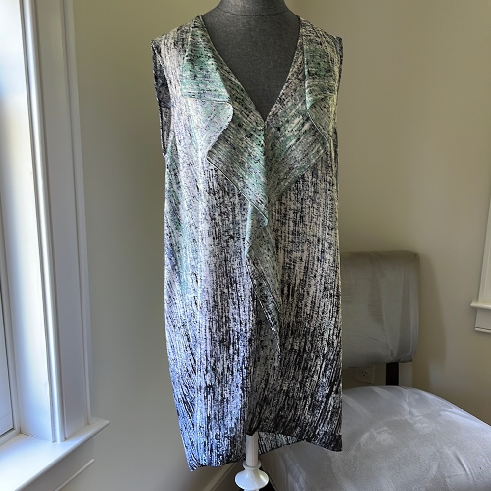Bcbg draped back sleeveless dress